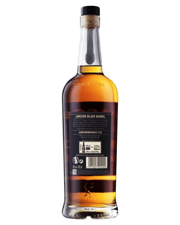 Jameson Black Barrel Blended Irish Whiskey 700mL - Image 3