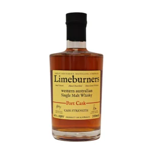 Limeburners Single Malt Whisky Port Cask Strength 61% (M748b) - 350ml